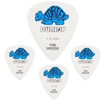 Dunlop 424R Tortex Wedge Guitar Picks 4 picks 1.0 mm 