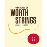 Worth Ukulele Strings Brown Fluoro-Carbon 6 - string Tenor Uke Set  B6-63 