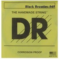 DR BLACK BEAUTIES Taper Coated Single Bass String .070 2nd - D