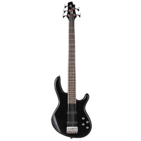 Cort Action V Plus 5-String Electric Bass Guitar in Black