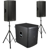 Proel DIVA15A / SUB Pack – 15″ Speakers 18″ Subwoofer + Stands