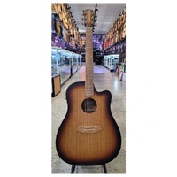 Cole Clark Fat Lady 1 Southern Silky Oak Acoustic / Electric Guitar Cutaway - Sunburst