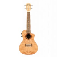 Lanikai  Flamed Maple Concert AC/EL Ukulele Fishman Pickup with Gig bag