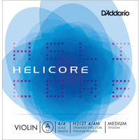 D'Addario Helicore Titanium-Wound Violin A String, 4/4 Scale, Medium Tension