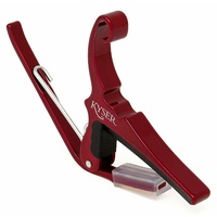 Kyser Capo 6 String Quick Change 6-String for Acoustic Guitar - Red