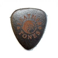 Leather Tones Black Leather 1 Pick - Ukulele Pick