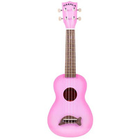 Kala Makala Dolphin Series Sporano Ukulele Pinkburst  Gloss with Bag