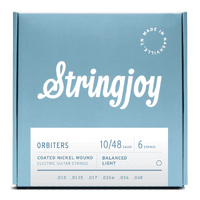 Stringjoy Orbiters | (10-48) Coated Nickel Wound Electric Guitar Strings