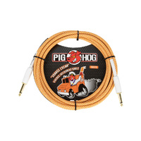 Pig Hog PCH102OC Orange Cream Instrument Cable 10ft