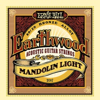 Ernie Ball Earthwood Mandolin Light 80/20 Bronze Loop End Set, .009 - .034