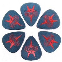 6 Picks Dunlop Tortex Dirtbag Guitar Picks Plectrums RAM , 0.50 mm 