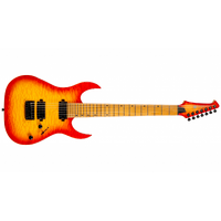 Spira S-507-QFB 7-String Electric Guitar - High Performance Rock Machine - Fireburst