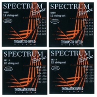 Thomastik-Infeld Spectrum Bronze Acoustic Guitar Strings 12-String 11-52 - 4 Sets