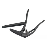 Stagg SCPX-FL BK Black Guitar Capo Flat Trigger Shape Great for Classical Guitar