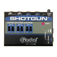 Radial Shotgun Instrument Guitar Splitter Buffer Pedal Ex Demo