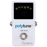 TC Electronic Polytune 3 Polyphonic Guitar Tuner Pedal with Bonafide Buffer