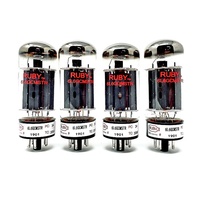 Ruby 6L6GCMSTR Power Tube Matched Quartet - 4 tubes