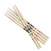 Vic Firth 5BN Classic Hickory 5B Nylon Tip Drum Sticks ,  3 Pairs