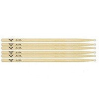 Vater Selected Hickory Drumsticks Rock Nylon Tip 3 Pairs - No packaging 