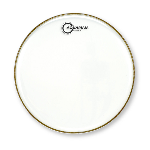 AQUARIAN Supe-2 Clear Drum Head Pack 10", 12" , 16" +14" Snare Head - Rock Pack