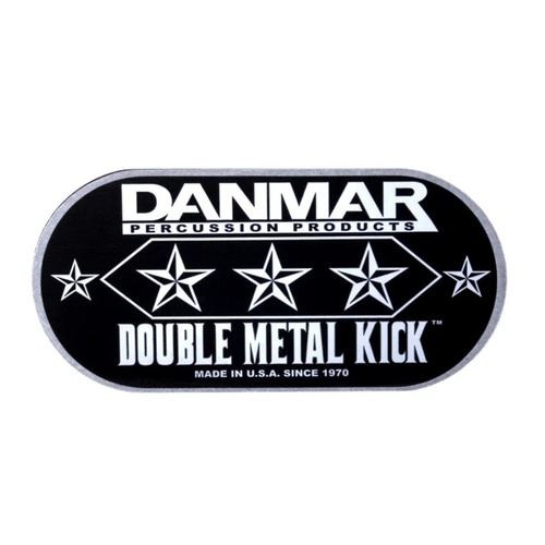 Danmar 210MKD Stars Bass Drum Double Metal Bass Drum Patch