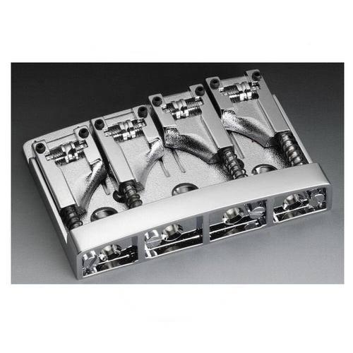 Schaller Bass Guitar Bridge 4-String  3D Chrome 467 - 12130200