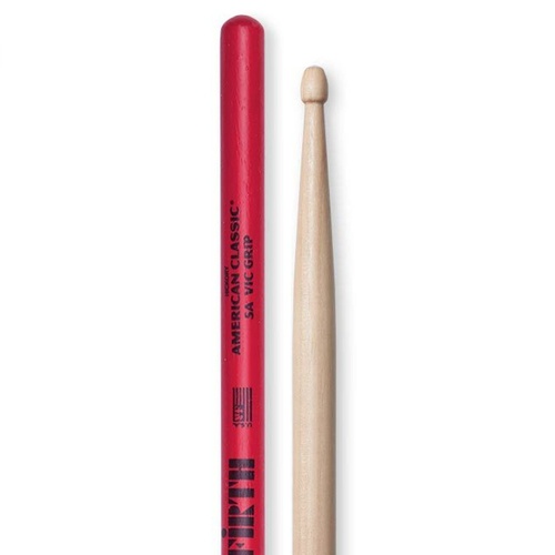 Vic Firth American Classic 5A  w/ Vic Grip Drumsticks Wood Tip