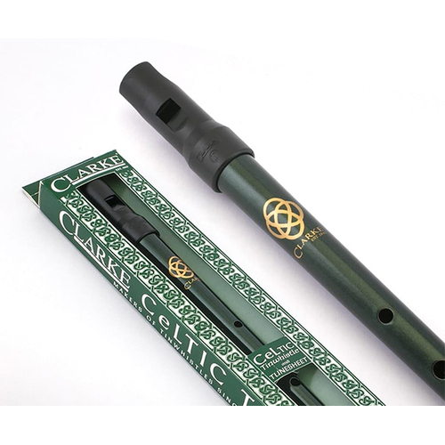 Clark Celtic Tin Whistle - Green key of D