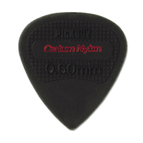 Pickboy Guitar Pick – Carbon-Nylon Edge (12pack) .60