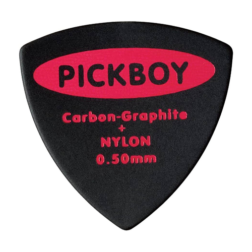 Pickboy Guitar Pick – Triangle Carbon-Nylon ( 12 pack ) 0.50