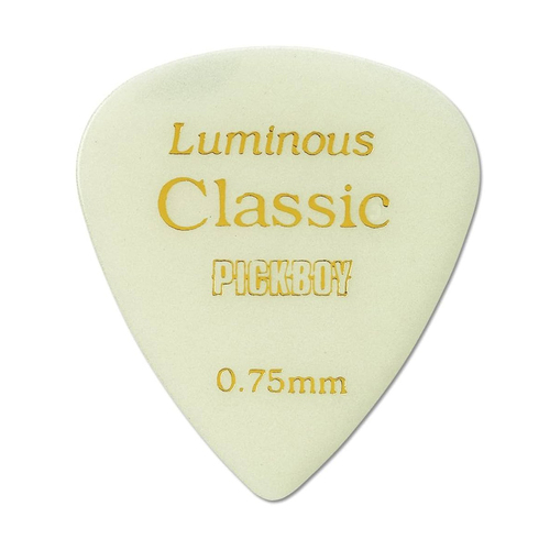 Pickboy Guitar Pick – Luminous ( 12 pack ) 0.75 mm