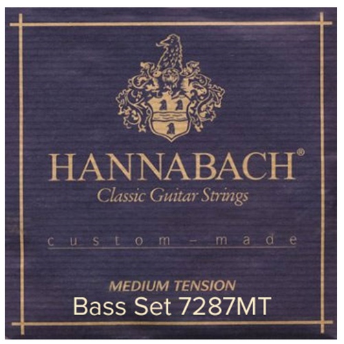 Hannabach Custom Made Classical Guitar Strings, D/4th, A/5th, E/6th, 3 Strings