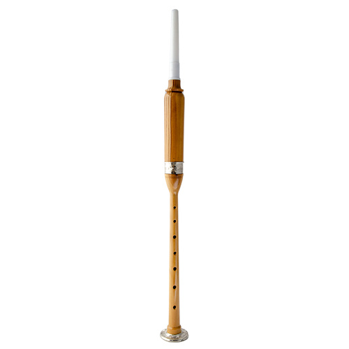 Bagpipe Practice Chanter-Cocuswood w/Engraved Nickel Mounts