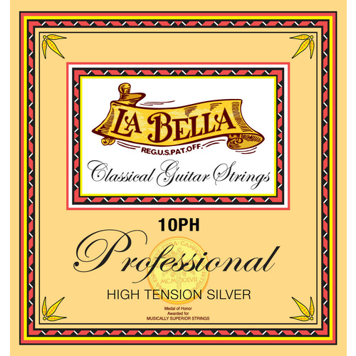 LaBella 8SG 8-String Classical Guitar strings Nylon Trebles Silver wound Bass