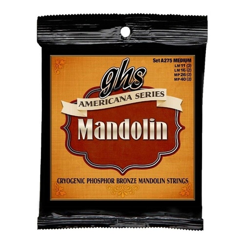 GHS A275 Americana Medium Mandolin Strings Set 8 strings (11-40)