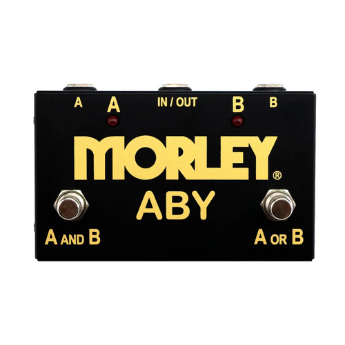 Morley ABY Gold Selector Combiner Switch AB Footswitch Guitar effects Pedal