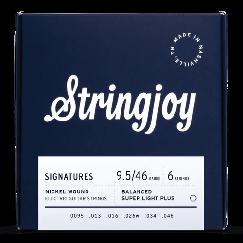 Stringjoy Signatures | Balanced Super Light Electric Guitar Strings Gauge (9.5-46)