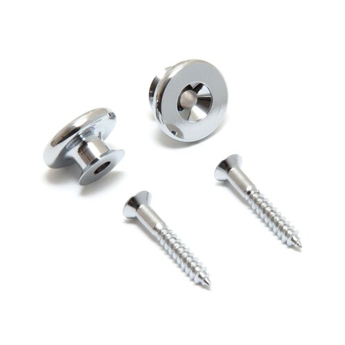 Big Bang Tone Guitar Oversize  Strap End Pins Pair ,  Nickel