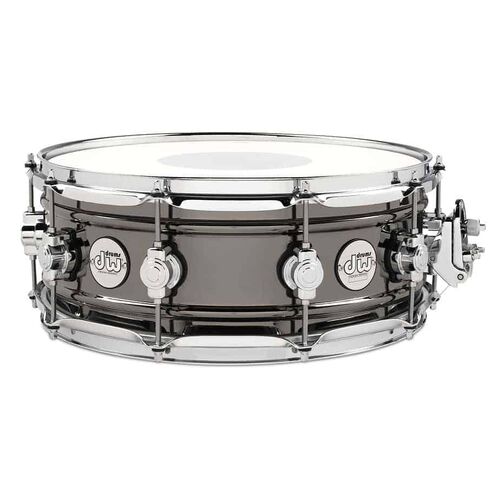 DW DESIGN SERIES SNARE DRUM - BLACK NICKEL OVER BRASS - 5.5 X 14