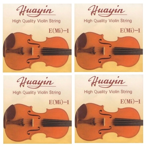 Huayin 4/4 Violin strings Set of 4 Strings G,D,A, E - 4/4 Size  - 4 SETS