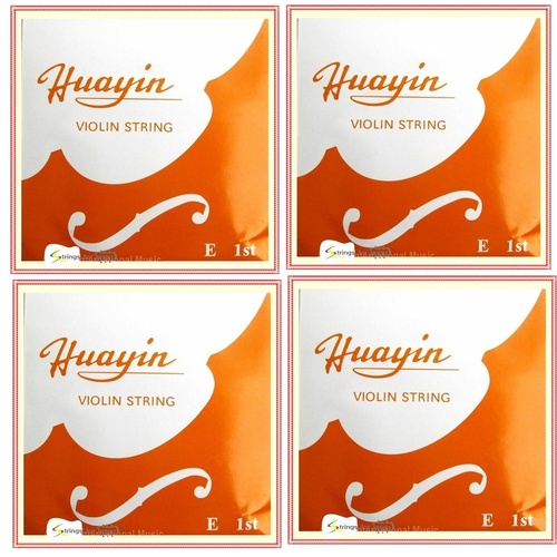 Huayin Student Violin Strings Fits 3/4 or 4/4 Size Violin Full G,D,A,E x 4 Sets