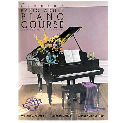 Alfred Alfred S Basic Adult Piano Course Lesson Book 1 Alfreds