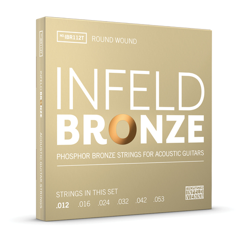 Thomastik IBR112T Infeld Phosphor Bronze Acoustic Guitar Strings 12-53