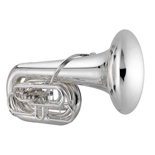 Jupiter JTU1110S Tuba BBb 4 Valve 1100 Series Silver (New 582S)