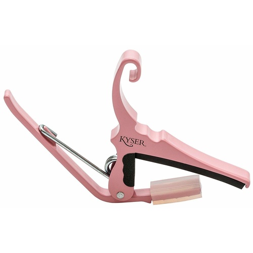 Kyser Capo 6 String Quick Change 6-String Acoustic Guitar Capo Pink