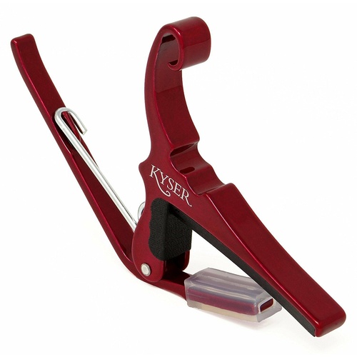 Kyser Capo 6 String Quick Change 6-String for Acoustic Guitar - Red