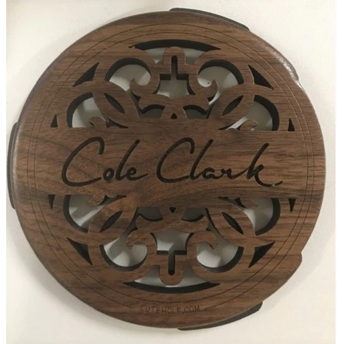 LUTEHOLE Soundhole Cover Walnut - COLE CLARK Branded For Angel GUITAR