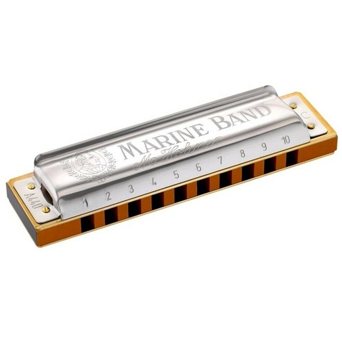 Hohner Marine Band Diatonic Harmonica 10 holes 20 reeds Blues Harp Key G