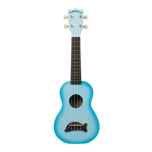 Kala Makala Dolphin Series Sporano Ukulele Light Blue burst  Gloss with Bag