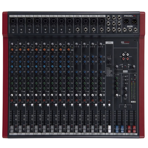 Proel MQ16USB Compact 16-channel mixer with FX and USB